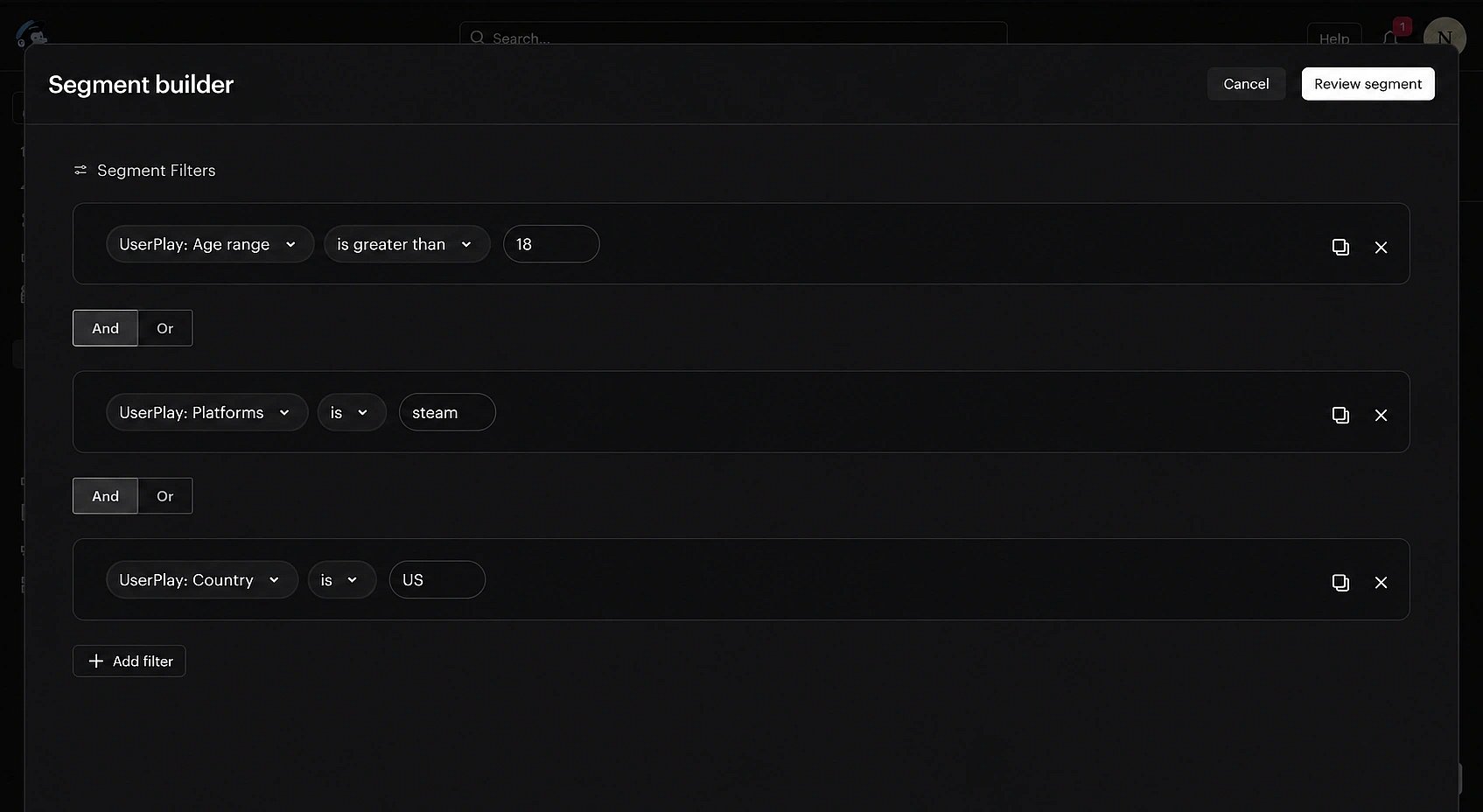 Highlighted moments pulled out of a playtest session