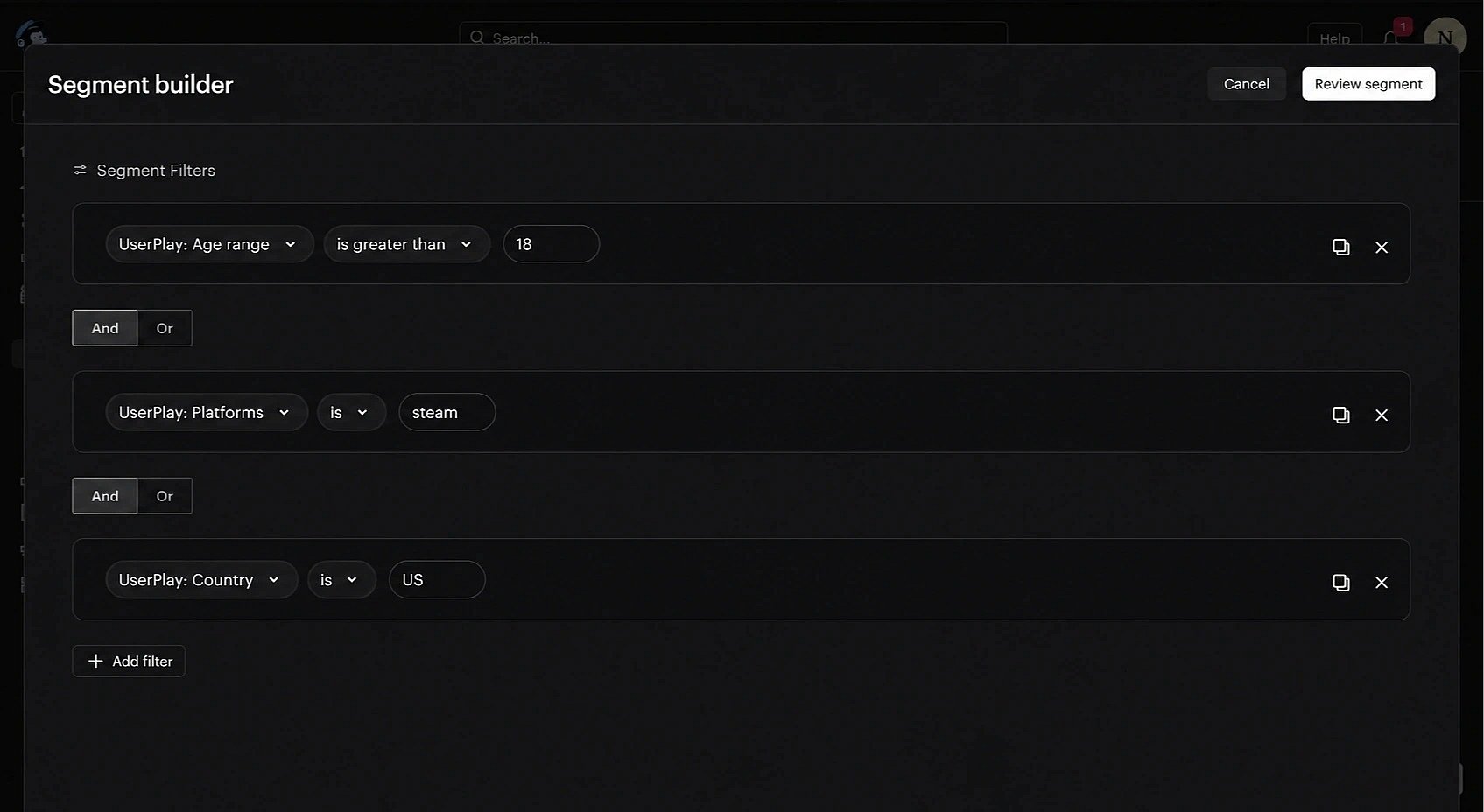 Highlighted moments pulled out of a playtest session