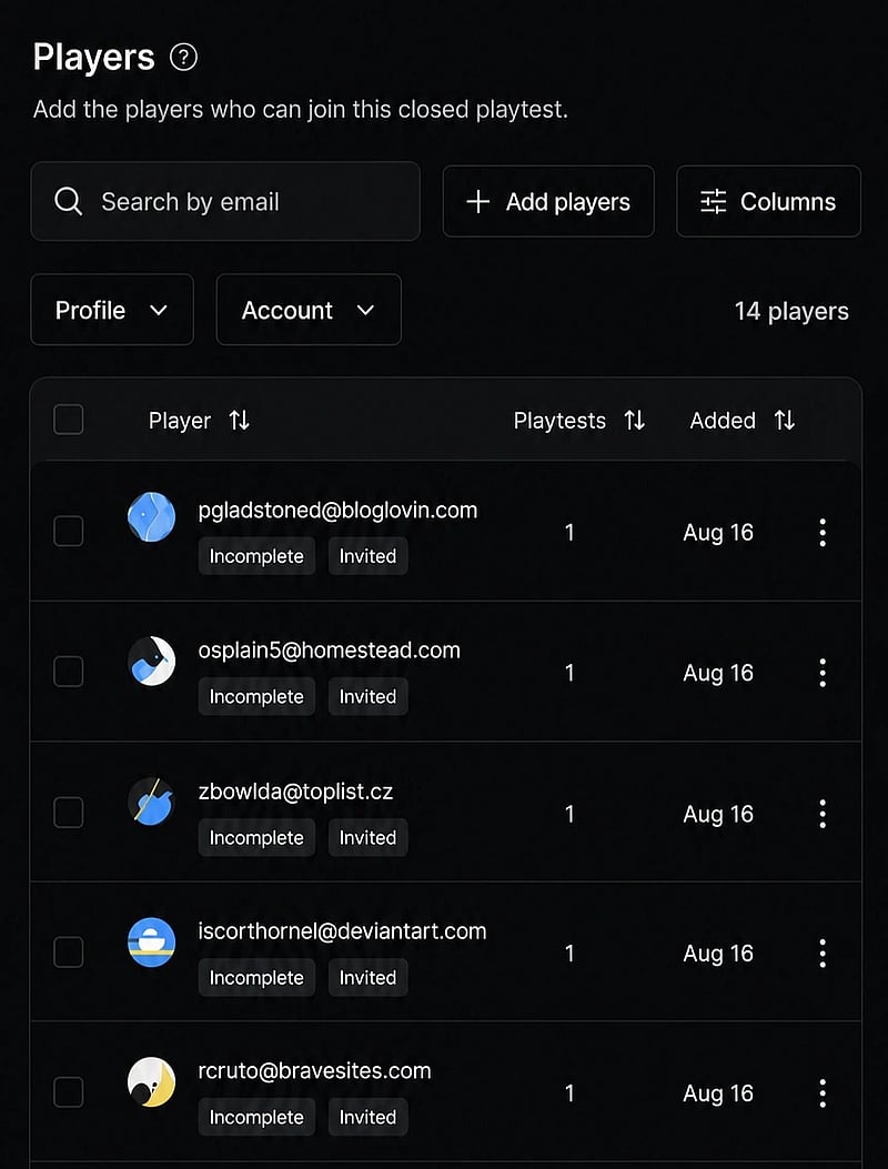 A recorded gameplay session playing back in Userplay Studio