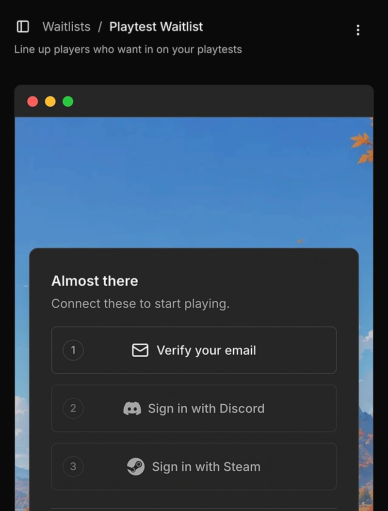 Survey responses collected from a playtest in Userplay Studio
